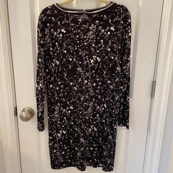 EUC Silk Tory Burch Paint Splatter Dress - Picture 4 of 7